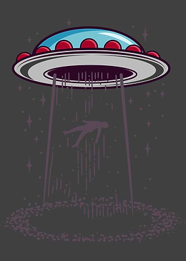 UFO BEAM UP Alien UFO