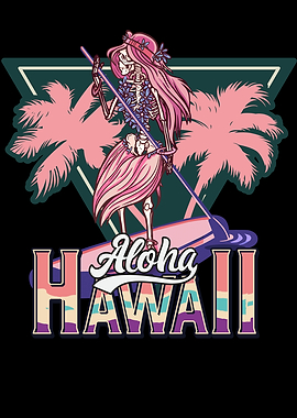 Standup Paddle Board Retro