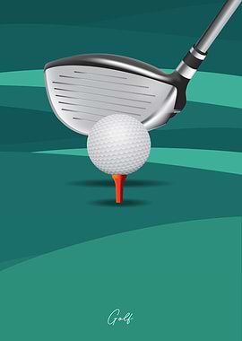 Sports Golf Wall Poster