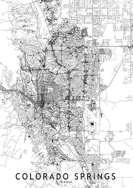 Colorado Springs Map