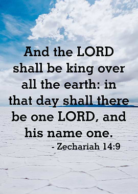 Zechariah 14 9 Bible Verse