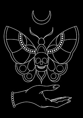 Dark Academia Butterfly