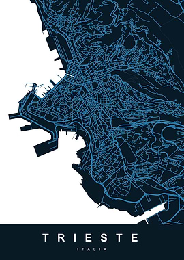 TRIESTE City Map Italia