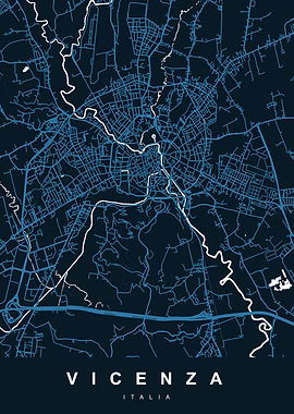 VICENZA City Map Italia