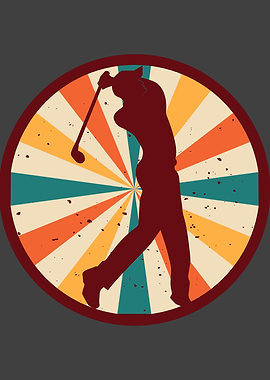 GOLF VINTAGE Golfing