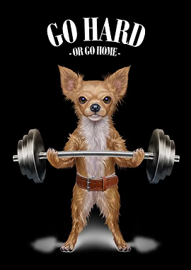 Chihuahua Weightlifting