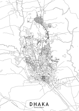 Dhaka Map