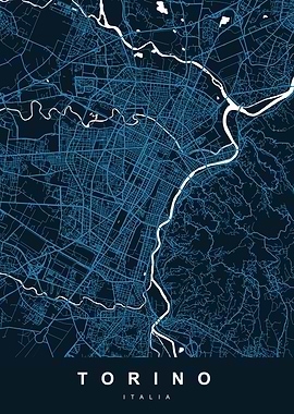 TORINO City Map Italia