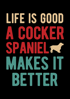 Funny Cocker Spaniel