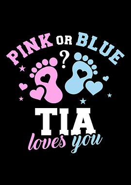 Gender reveal tia aunt
