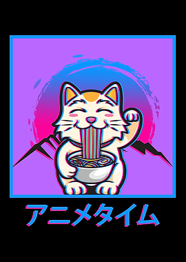 Manekineko Waving Cat