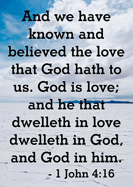 1 John 4 16 Bible Verse