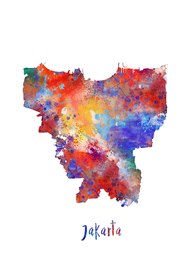 Jakarta map