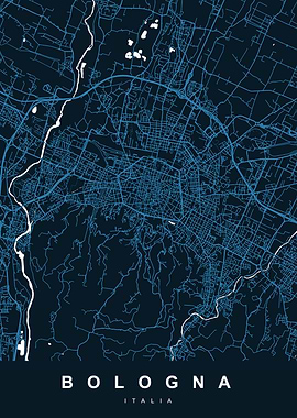 BOLOGNA City Map Italia
