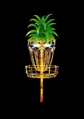 Disc Golf Pineapple Funny