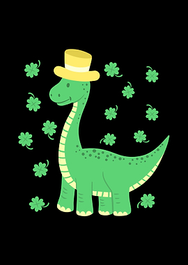 St Patricks Day Dinosaur