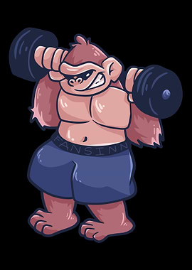 Gorilla Monkey Fitness Gym