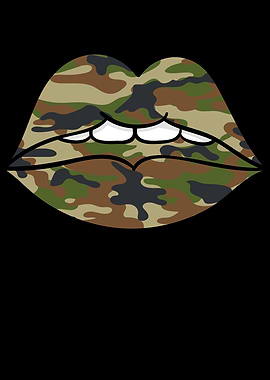 Lips Mouth Camouflage