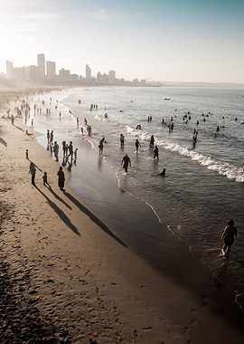 Durban Beach Scene