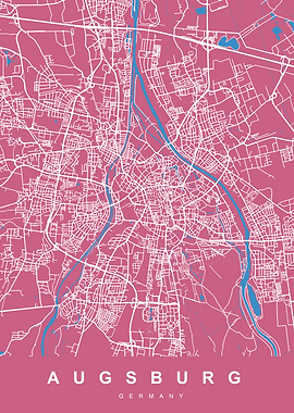 AUGSBURG City Map