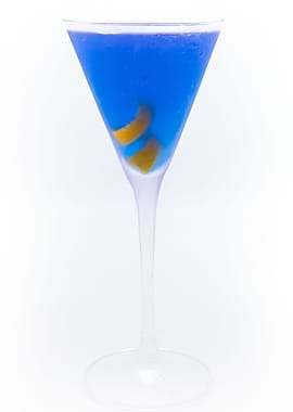 Martini with Lemon Twist