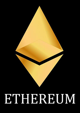Ethereum Symbol Gold
