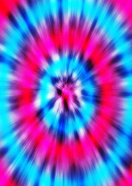 Tie Dye Pink Blue