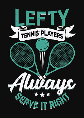 Left Handed Tennis Player