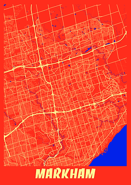 Markham Retro City Map