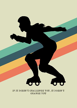 Roller Skate Wall Art Deco