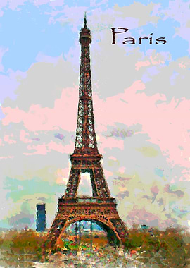 Paris Travel Poster
