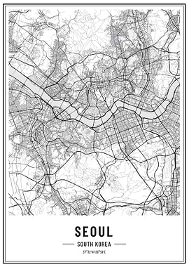 Seoul South korea poster