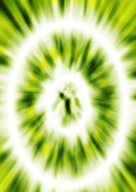 Tie Dye Green White