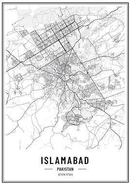 Islamabad Parkistan poster