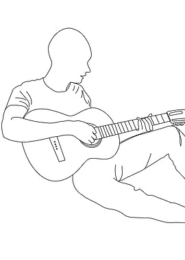 Man playing guitar