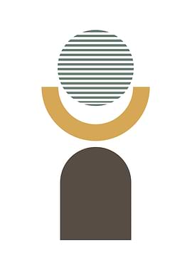 Abstract Stones Poster