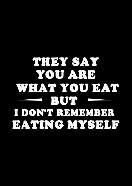 You Are What You Eat