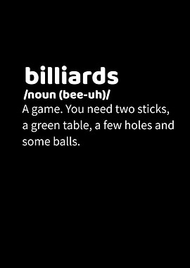 Billiards Definition