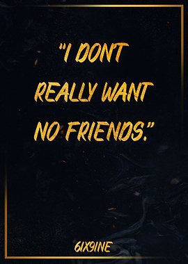 Poster Quote 6ix9ine