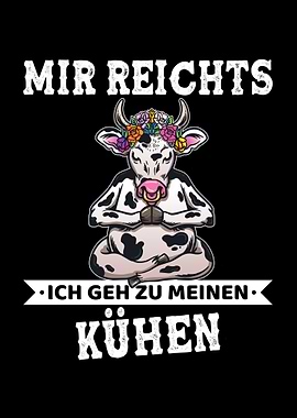 Kuehen Bauer Landwirtin