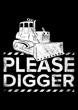Bulldozer Digger Excavator