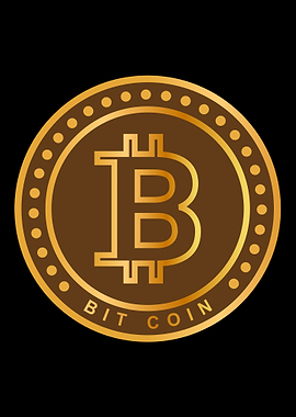 Bitcoin Symbol Gold
