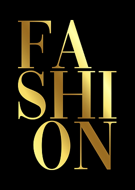 Vogue Fashion Black Gold