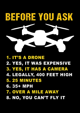 Drone Before You Ask