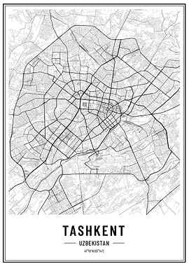 Tashkent Uzbekistan poster