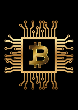 Bitcoin Symbol Gold