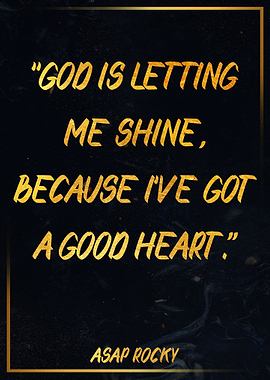 Poster Quote ASAP Rocky