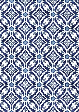 Moroccan Floral Tile 06