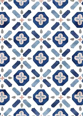 Moroccan Floral Tile 09