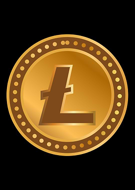 Litecoin Symbol Gold